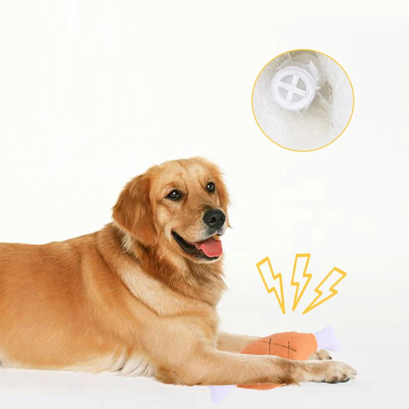 Interactive Plush Squeaky Dog Toy Chicken Legs Bone Shape Pet Dog Plush Toy for Small Medium Large Dogs and Cats