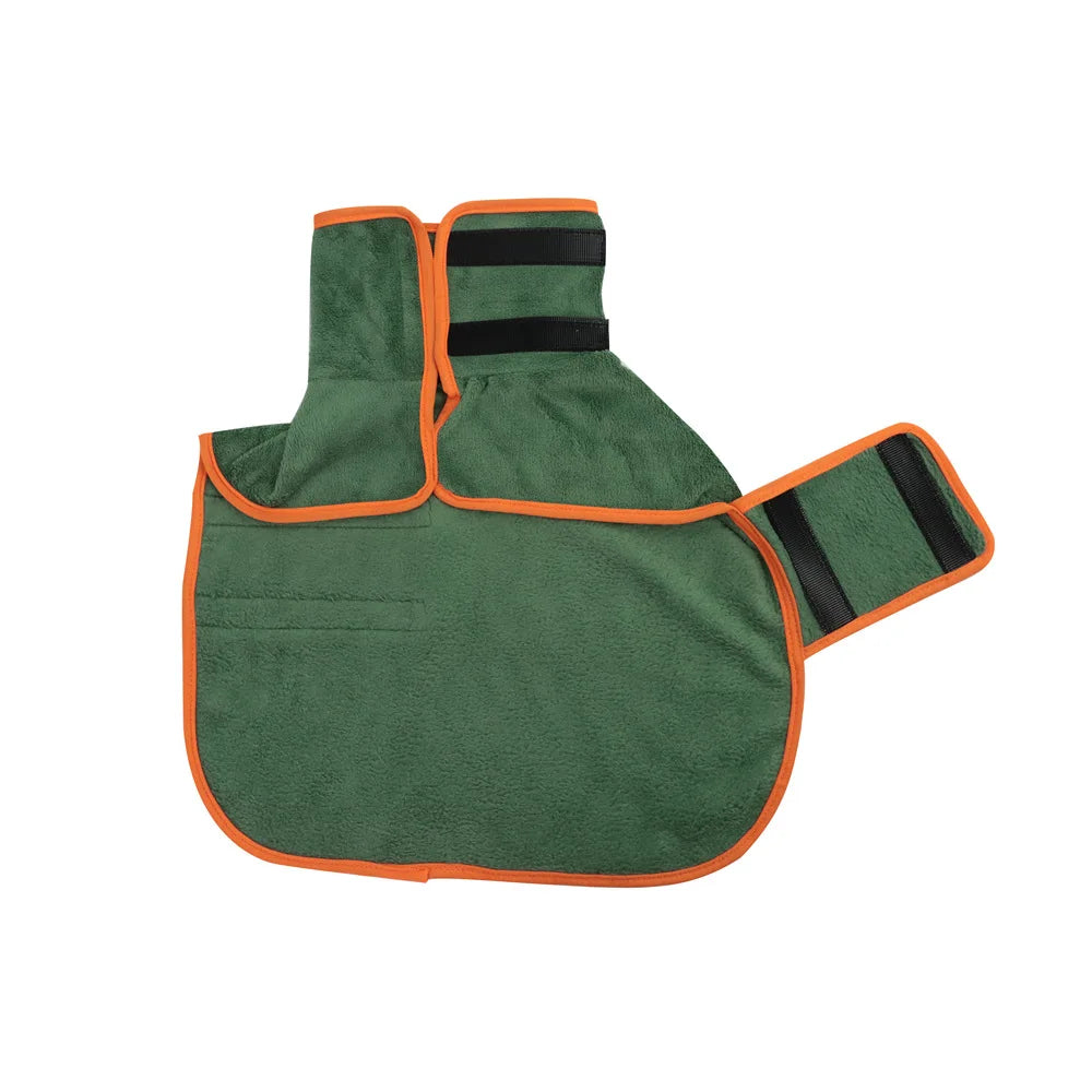 Dog Bathrobe, Quick-drying Towel, Cat Bathrobe, Super Absorbent, Pet Adjustable Fit Towel, Multiple Size Options