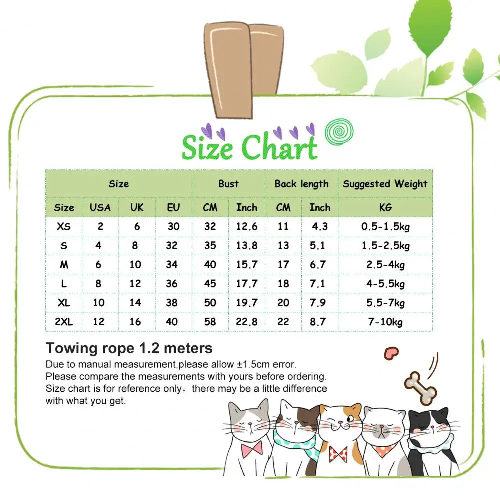 Rabbit JK Dresses and Leash Sets Mesh Plaid Pet Vest Harness Cat Bunny Chest Strap Set Small Animals Clothes Rabbits Accessories