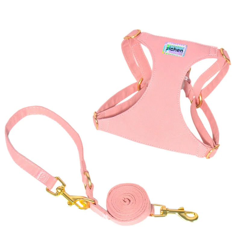 No Pull Dog Harness-Lightweight, Soft Adjustable Small Harness and Multifunction Leash Set for Puppy Small and Medium-Sized Dog