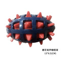 Dog rubber rugby, soft spines, teeth grinding, bite resistance, squeezing, vocalization accompanying large and medium-sized dogs