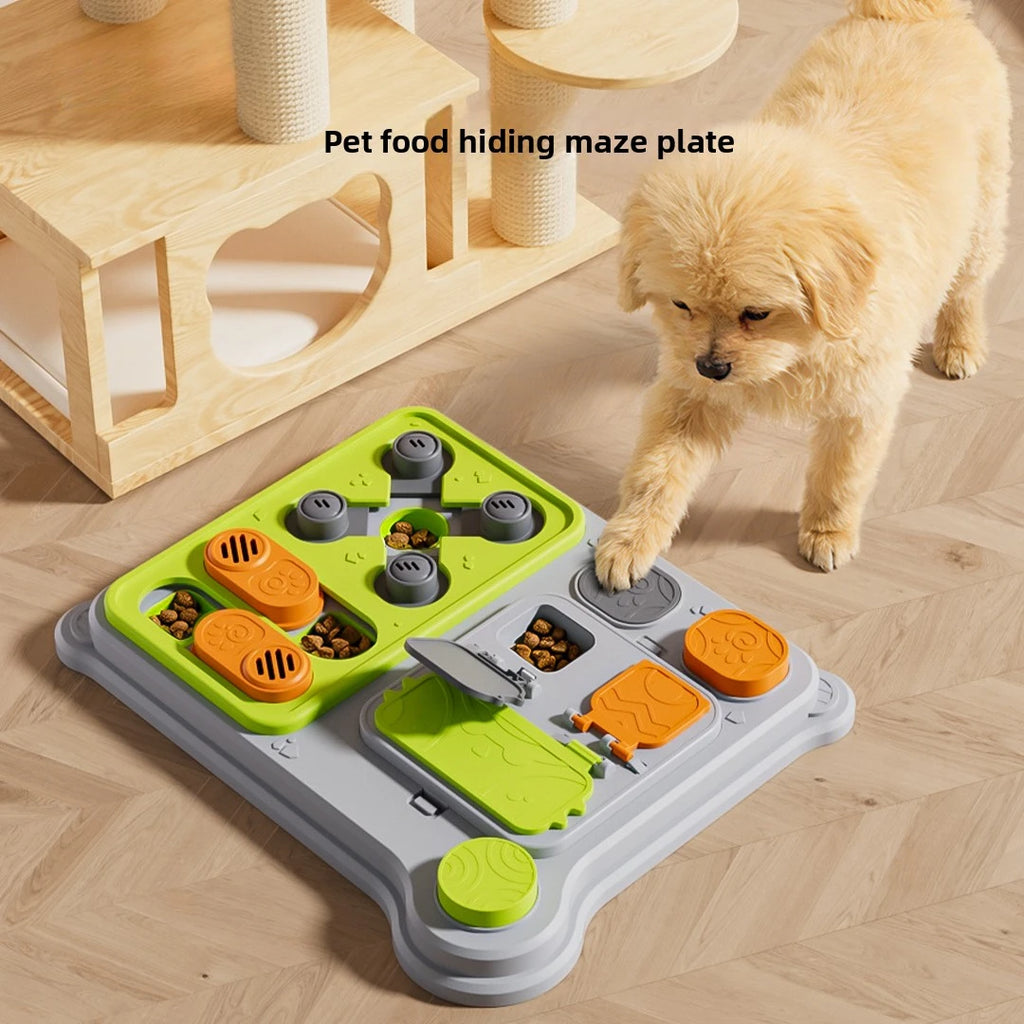 Dog Brain Training Toy & Food Dispenser: Interactive puzzle feeder for small and medium dogs, brand new item.