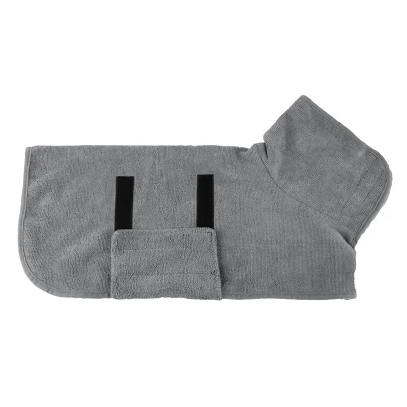 Dog Bathrobe Towel Pet Microfibre Material Fast Drying Super Absorbent Dog Bath for Small Medium Large Dogs and Cats