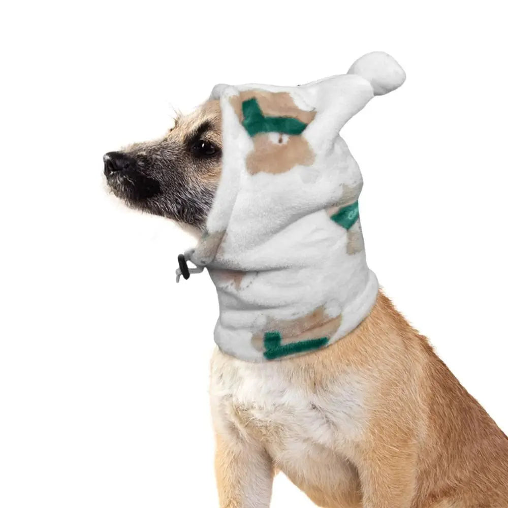 New Cover Head Dog Calming Earmuffs Anxiety Relief Cartoon Pet Hat Warmth Noise-proof Puppy Cap