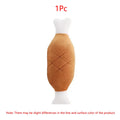Interactive Plush Squeaky Dog Toy Chicken Legs Bone Shape Pet Dog Plush Toy for Small Medium Large Dogs and Cats