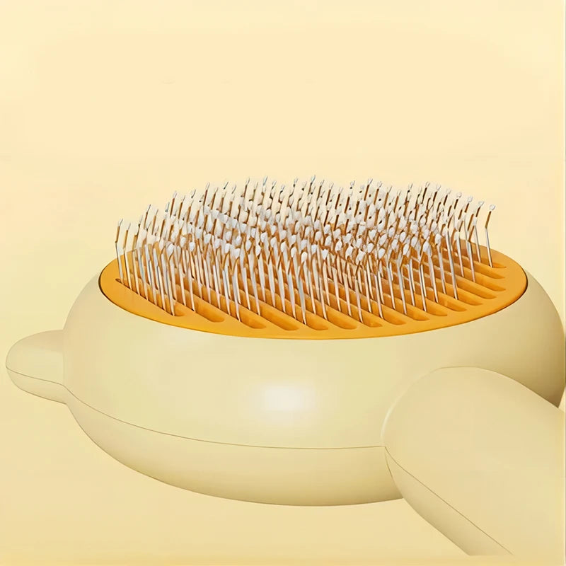 Pet Comb One-Key Hair Removal Cleaning Brush Magic Massage Grooming The Cat Hair Brush Is Easy To Carry And Clean